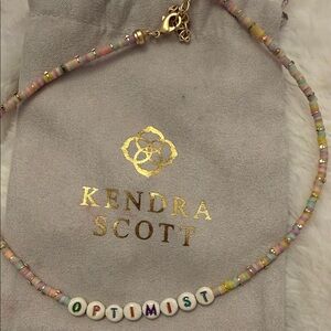 Kendra Scott Multicolor Beaded 'Optimist' Necklace 15”
